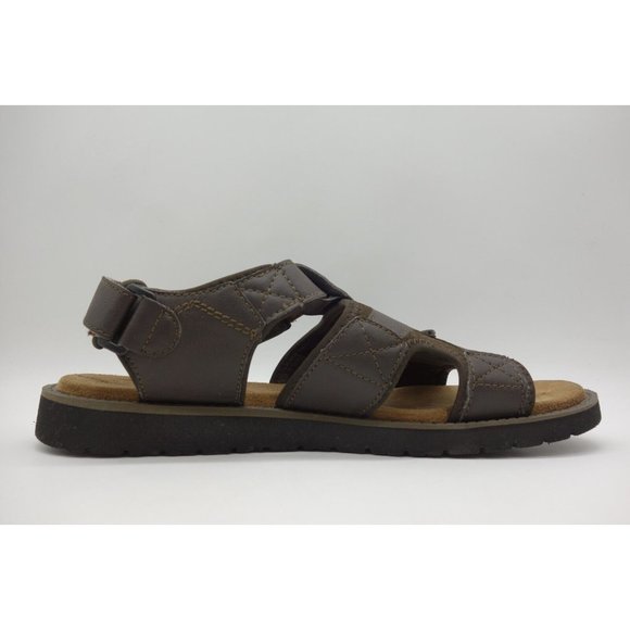 Nunn Bush Lites Brown Memory Foam Adjustable Slip On Sandals Shoes Men\'s 13 M main image 4
